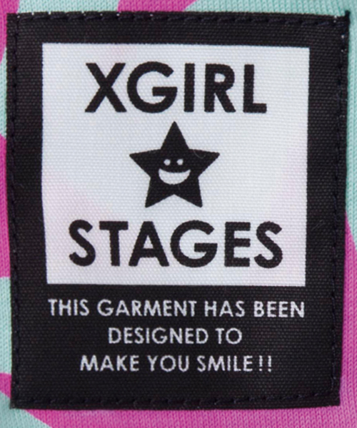 X-girl Stages（エックスガールステージス）の「S/S TEE “MULTI PATTERN” (4T～7T)（Tシャツ/カットソー・キッズ・ブラック/グリーン/イエロー・4T/5T/6T/7T）」の7枚目の写真