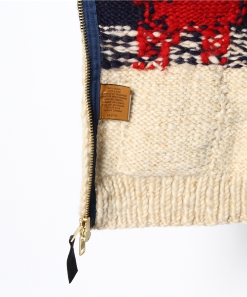 Canadian Sweater Company Ltd.(カナディアンセーター)の「CANADIAN SWEATER: ヘリテージヤーン ショールカラー カーディガン(カーディガン/ボレロ・メンズ・コバルトブルー/ネイビー・40/42/38)」の10枚目の写真