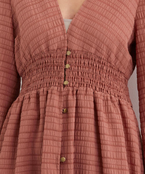 EMMEL REFINES（エメルリファインズ）の「【EMMEL REFINES〔ハンドウォッシャブル〕】SMF HWヨウリョウ ウエストリボン ワンピース（ワンピース・レディース・ベージュ/ネイビー/ピンク・S/M）」の19枚目の写真