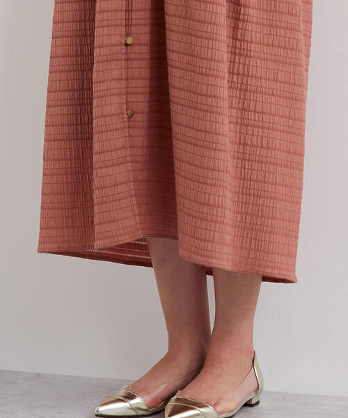 EMMEL REFINES（エメルリファインズ）の「【EMMEL REFINES〔ハンドウォッシャブル〕】SMF HWヨウリョウ ウエストリボン ワンピース（ワンピース・レディース・ベージュ/ネイビー/ピンク・S/M）」の21枚目の写真