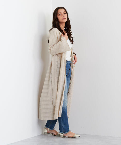 EMMEL REFINES（エメルリファインズ）の「【EMMEL REFINES〔ハンドウォッシャブル〕】SMF HWヨウリョウ ウエストリボン ワンピース（ワンピース・レディース・ベージュ/ネイビー/ピンク・S/M）」の17枚目の写真