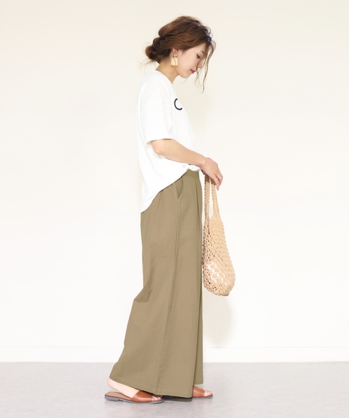 reca(レカ)の「タック入りビッグシルエットワイドパンツ(その他パンツ・レディース・ベージュ/ネイビー/モカ・M)」の7枚目の写真