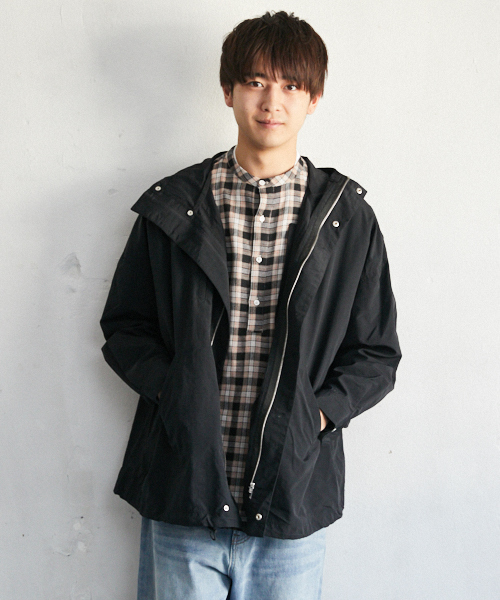 PairPair(ペアペア)の「ナイロンマウンテンパーカー(マウンテンパーカー・メンズ・ブラック/カーキ・FREE)」の17枚目の写真