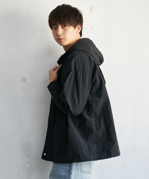 PairPair(ペアペア)の「ナイロンマウンテンパーカー(マウンテンパーカー・メンズ・ブラック/カーキ・FREE)」の18枚目の写真
