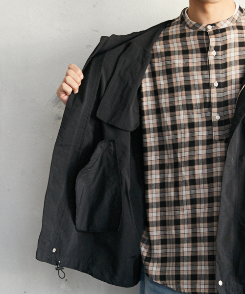 PairPair(ペアペア)の「ナイロンマウンテンパーカー(マウンテンパーカー・メンズ・ブラック/カーキ・FREE)」の21枚目の写真