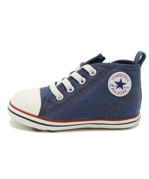 CONVERSE（コンバース）の「ベビー キッズ コンバース オールスター デニム＆ヒッコリー CONVERSE AS DH RZ denim（スニーカー・キッズ・インディゴブルー・13cm）」の2枚目の写真