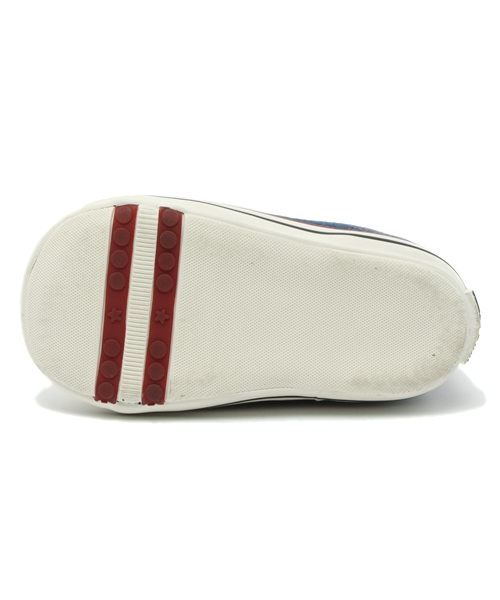 CONVERSE（コンバース）の「ベビー キッズ コンバース オールスター デニム＆ヒッコリー CONVERSE AS DH RZ denim（スニーカー・キッズ・インディゴブルー・13cm）」の3枚目の写真