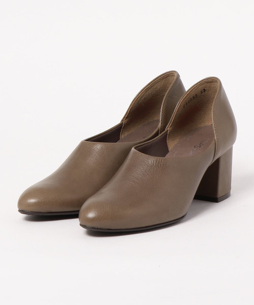 HIPS(ヒップス)の「サイドカットブーティ(ブーツ・レディース・ブラック/グレー/グレイッシュベージュ・22.5cm/23.5cm/24cm/24.5cm/23cm)」の3枚目の写真