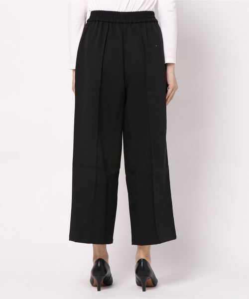STYLEBLOCK（スタイルブロック）の「起毛ジャージーツイルワイドパンツ（その他パンツ・レディース・ブラック/カーキ/マスタード/キャメル・M）」の6枚目の写真