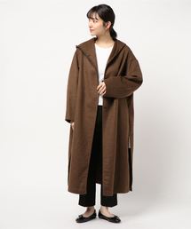 フーデットロングコート