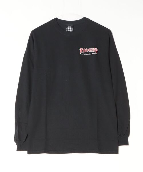 セール】【THRASHER/スラッシャー】（UN）刺繍 ロングスリーブT