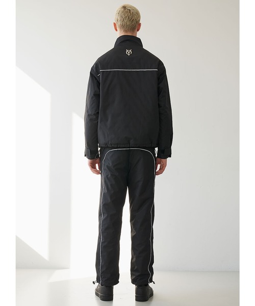 OY(オーワイ)の「パイピングブロックトラックパイピングジャケット(ブルゾン・メンズ・ブラック/ネイビー・FREE)」の10枚目の写真