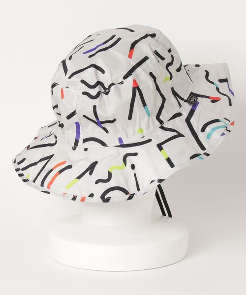 KiU(キウ)の「UV&RAINパッカブルサファリハット【3】(ハット・メンズ・ホワイト系その他/カラフル/イエロー系その他/ブラック系その他2/チェック/ブラック系その他・FREE)」の7枚目の写真