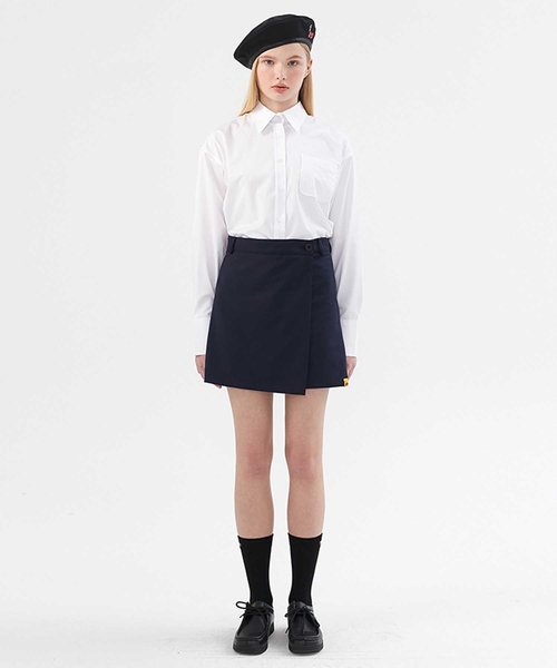 KIRSH（キルシー）の「『ROMANTIC CROWN』WRAP SKIRT PANTS/ラップスカート（スカート・レディース・ブラック/ネイビー・S/M）」の12枚目の写真