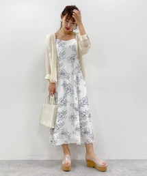 one after another NICE CLAUP | 【web限定】シアーシャツセットキャミワンピース(ワンピース)