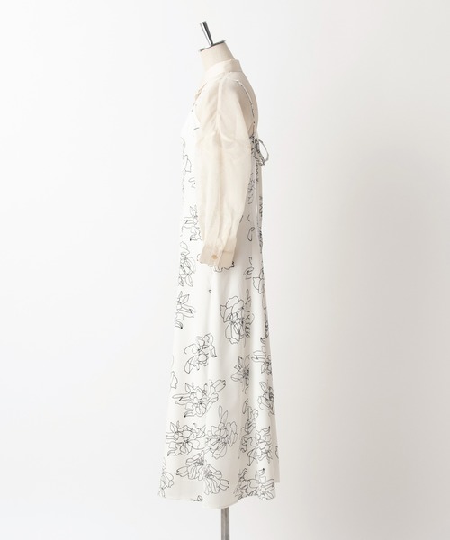 one after another NICE CLAUP（ワンアフターアナザーナイスクラップ）の「【web限定】シアーシャツセットキャミワンピース（ワンピース・レディース・アイボリー/ホワイト系その他/スモークピンク・FREE）」の18枚目の写真