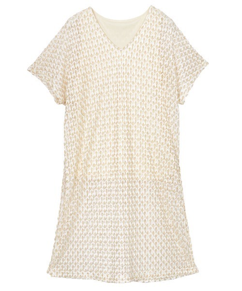 セール】MEDI 2WAY SHINE LACE LONG TOP（シャツ/ブラウス