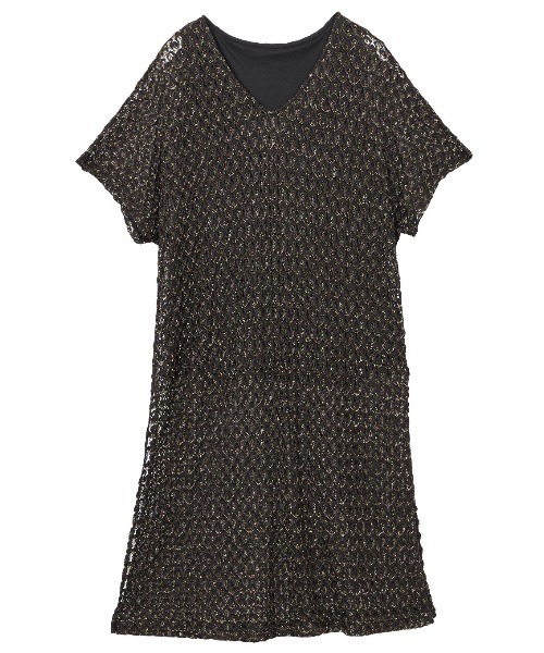 Ameri（アメリ）の「MEDI 2WAY CUT WORK LACE LONG TOP（その他
