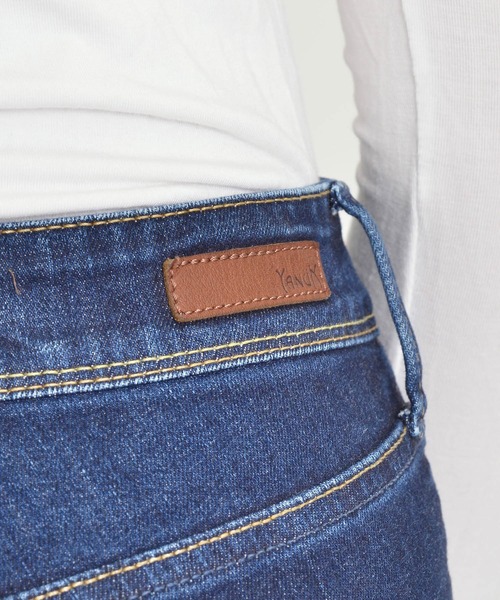 YANUK（ヤヌーク）の「アンクル スキニーパンツ PATRICIA (パトリシア)（デニムパンツ・レディース・インディゴブルー・24inch/25inch/26inch/27inch/23inch/22inch/21inch）」の6枚目の写真