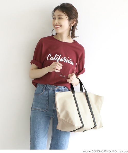 coca（coca）（コカ）の「大人上品トートバック（トートバッグ・レディース・ブラック/アイボリー・ONE SIZE）」の8枚目の写真