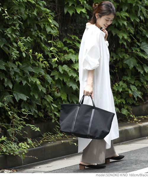 coca（coca）（コカ）の「大人上品トートバック（トートバッグ・レディース・ブラック/アイボリー・ONE SIZE）」の13枚目の写真