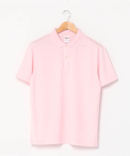 United Athle（ユナイテッドアスレ）の「United Athle/4.1オンス ドライアスレチック 無地 半袖 ポロシャツ（ポロシャツ・メンズ・ホワイト/ブラック/ネイビー/パープル/ベビーピンク/バーガンディー/ライトブルー/フレッシュイエロー/ライトグリーン/ピンク/ターコイズブルー/レッド/ライトイエロー/オレンジ/グリーン/フューシャピンク/コバルトブルー・MEDIUM/X-LARGE/LARGE/SMALL/X-SMALL）」の13枚目の写真