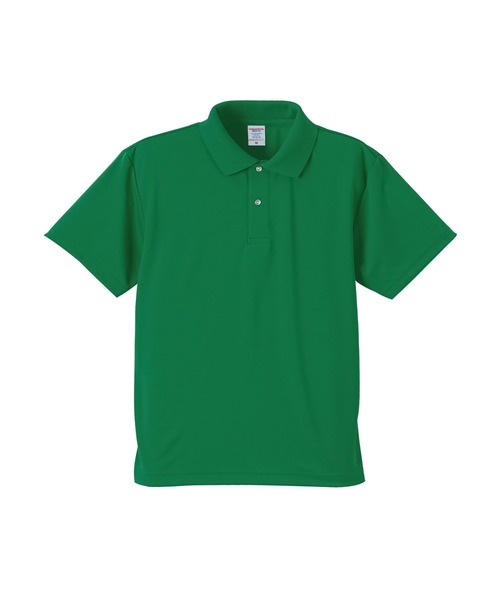 United Athle（ユナイテッドアスレ）の「United Athle/4.1オンス ドライアスレチック 無地 半袖 ポロシャツ（ポロシャツ・メンズ・ホワイト/ブラック/ネイビー/パープル/ベビーピンク/バーガンディー/ライトブルー/フレッシュイエロー/ライトグリーン/ピンク/ターコイズブルー/レッド/ライトイエロー/オレンジ/グリーン/フューシャピンク/コバルトブルー・MEDIUM/X-LARGE/LARGE/SMALL/X-SMALL）」の4枚目の写真