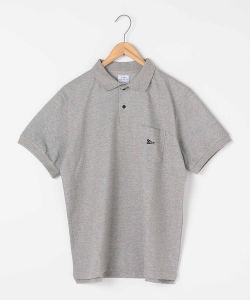 coen（コーエン）の「【吸水速乾】CVCスナップボタンベーシックポロシャツ（ポロシャツ・メンズ・ネイビー/グレー・X-LARGE/LARGE/MEDIUM/SMALL）」の5枚目の写真