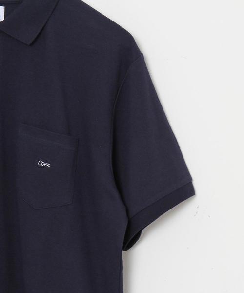 coen（コーエン）の「【吸水速乾】CVCスナップボタンベーシックポロシャツ（ポロシャツ・メンズ・ネイビー/グレー・X-LARGE/LARGE/MEDIUM/SMALL）」の11枚目の写真