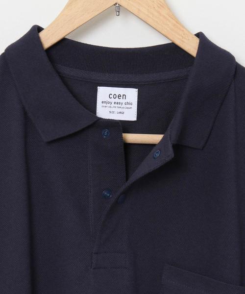 coen（コーエン）の「【吸水速乾】CVCスナップボタンベーシックポロシャツ（ポロシャツ・メンズ・ネイビー/グレー・X-LARGE/LARGE/MEDIUM/SMALL）」の18枚目の写真
