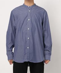 ADAM ET ROPE' | アソート柄 バンドカラー 長袖シャツ(シャツ/ブラウス)