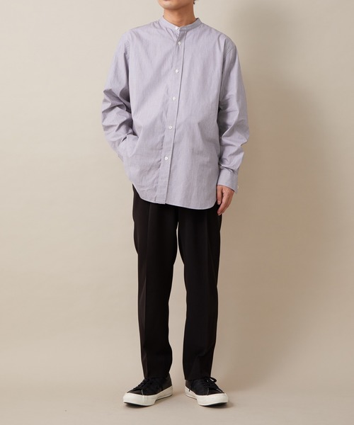 ADAM ET ROPE'(アダムエロペ)の「アソート ファーストクラシック バンドカラー 長袖シャツ(シャツ/ブラウス・メンズ・ブルー系その他/ホワイト/ブラウン系その他2・L/M)」の10枚目の写真