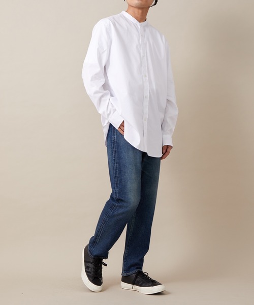 ADAM ET ROPE'(アダムエロペ)の「アソート ファーストクラシック バンドカラー 長袖シャツ(シャツ/ブラウス・メンズ・ブルー系その他/ホワイト/ブラウン系その他2・L/M)」の11枚目の写真