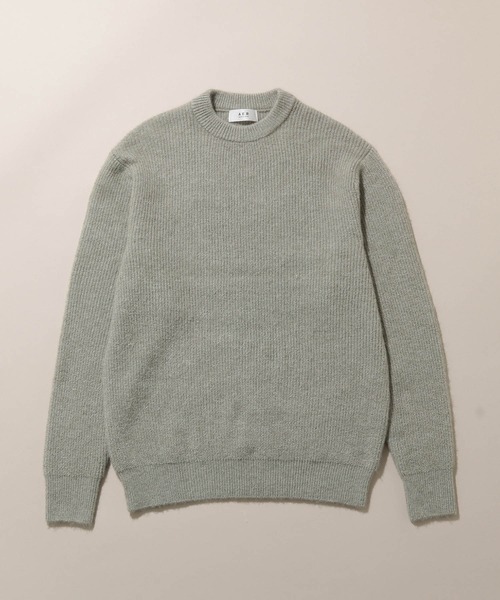 ADAM ET ROPE'(アダムエロペ)の「Pe畔オーバーサイズCNPO(ニット/セーター・メンズ・ブラック系その他/ベージュ/オリーブ・M/L)」の3枚目の写真