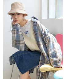 fifth | オーバーサイズチェックシャツジャケット(シャツ/ブラウス)