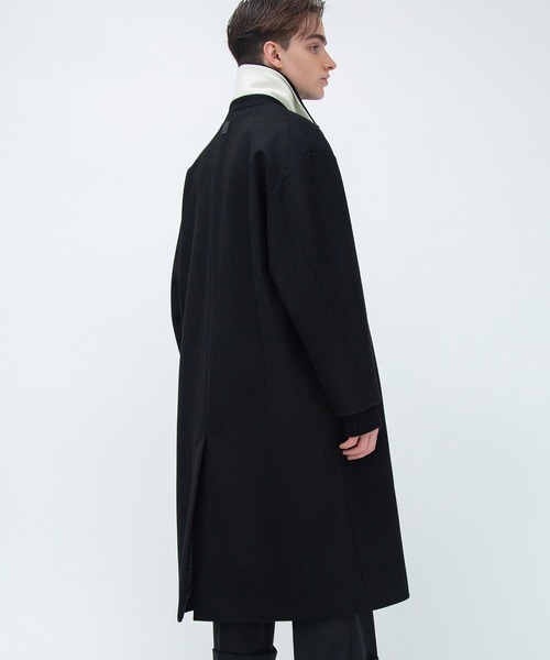 F（エフ）（エフ）の「【F】DOUBLE CHESTER COAT（チェスターコート・メンズ・ブラック・1/2）」の5枚目の写真