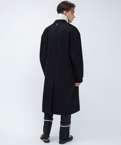 F（エフ）（エフ）の「【F】DOUBLE CHESTER COAT（チェスターコート・メンズ・ブラック・1/2）」の9枚目の写真
