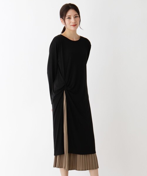 セール M 3l 2点セット ねじりワンピース プリーツスカート ワンピース Shoo La Rue シューラルー のファッション通販 Zozotown