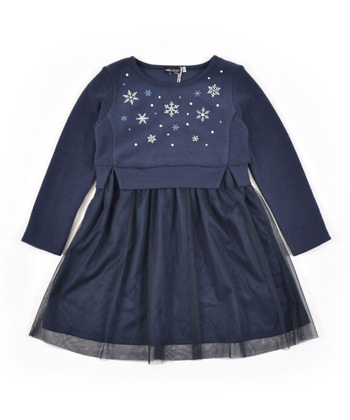 Bebe べべ フリース ワンピース ブークレー X 90 140cm ワンピース Bebe ベベ のファッション X ブークレー チュール チュール