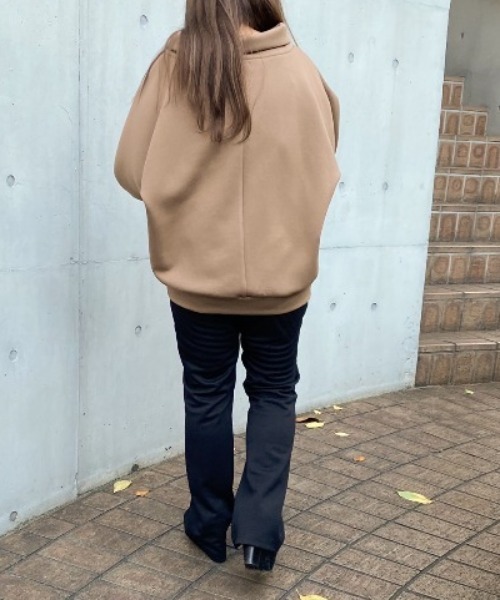 Mysa&Liina（ミーサリーナ）の「ゆるドルマンダンボールトップス（Tシャツ/カットソー・レディース・ブラック/ベージュ/アイボリー・M）」の20枚目の写真