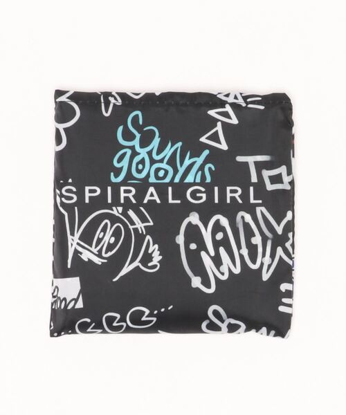 SPIRALGIRL（スパイラルガール）の「オリジナルペイントエコバッグ（エコバッグ/サブバッグ・レディース・ブラック・FREE）」の5枚目の写真