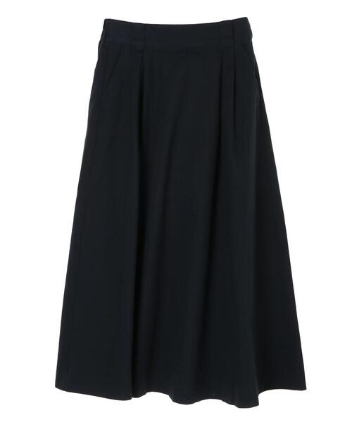 CRAFT STANDARD BOUTIQUE（クラフトスタンダードブティック）の「ツイルフレアフロントタックロングスカート　●＊（スカート・レディース・ベージュ/ネイビー/カーキ/アイボリー・L/M）」の15枚目の写真