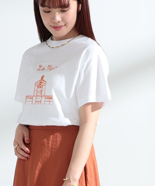 Ray BEAMS(レイビームス)の「NAIJEL GRAPH × Ray BEAMS / 別注 Magic Tシャツ▲(Tシャツ/カットソー・レディース・ホワイト・ONE SIZE)」の4枚目の写真