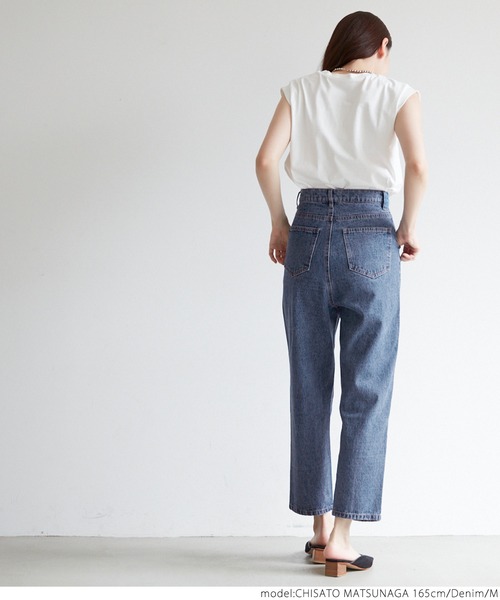 coca（coca）（コカ）の「センターシームデニムパンツ（デニムパンツ・レディース・ブルー系その他・MEDIUM/LARGE）」の6枚目の写真