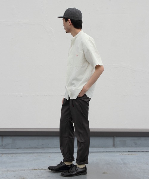 DANTON(ダントン)の「DANTON/ダントン コットンリネンブロードシャツ COTTON LINEN BROAD SHIRT JD-3788 SCL(シャツ/ブラウス・メンズ・ネイビー/アイボリー/チャコールグレー・42/40/38)」の8枚目の写真