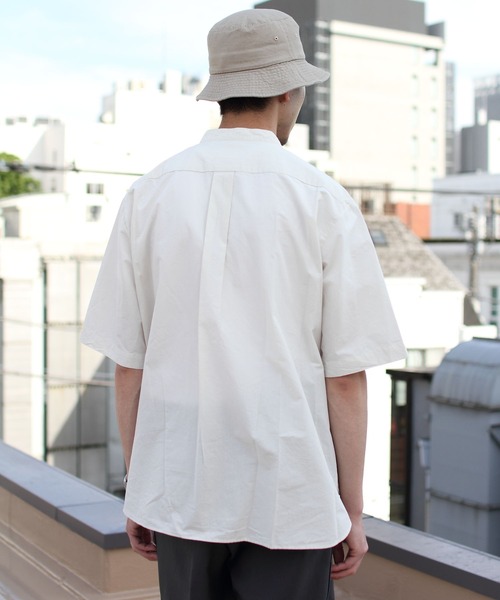 DANTON(ダントン)の「DANTON/ダントン コットンリネンブロードシャツ COTTON LINEN BROAD SHIRT JD-3788 SCL(シャツ/ブラウス・メンズ・ネイビー/アイボリー/チャコールグレー・42/40/38)」の14枚目の写真