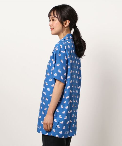 LABRAT（ラブラット）の「LABRAT/LR-DP-05 DP Hawaian shirt（シャツ/ブラウス・レディース・ブルー・M）」の2枚目の写真