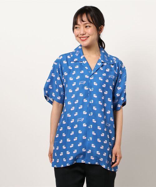 LABRAT（ラブラット）の「LABRAT/LR-DP-05 DP Hawaian shirt（シャツ/ブラウス・レディース・ブルー・M）」の10枚目の写真