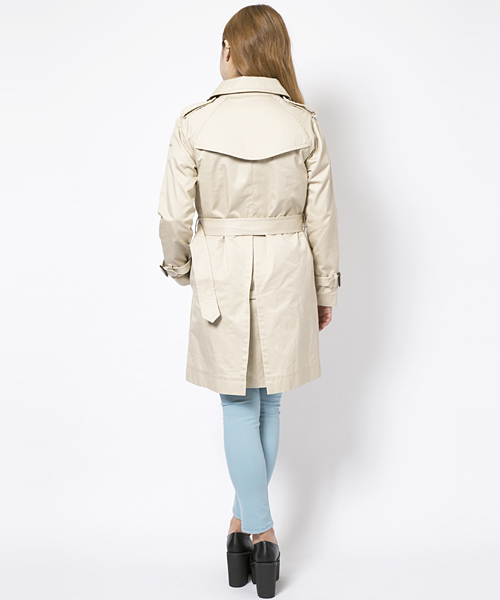X-girl（エックスガール）の「【mini4月号掲載】TRENCH COAT（トレンチコート・レディース・ベージュ/ネイビー・1/2）」の6枚目の写真
