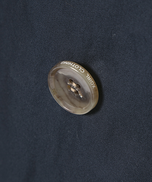 X-girl（エックスガール）の「【mini4月号掲載】TRENCH COAT（トレンチコート・レディース・ベージュ/ネイビー・1/2）」の9枚目の写真